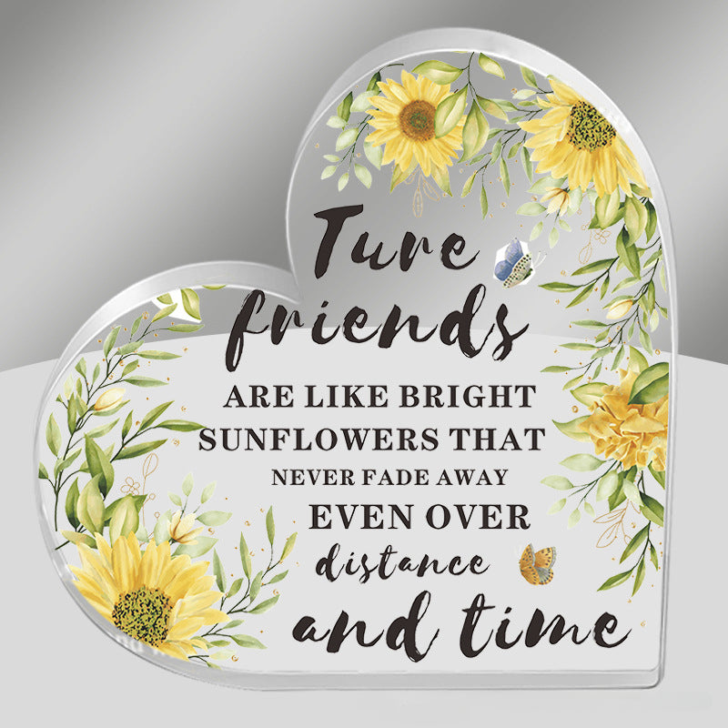 Wholesale Valentine's Day, Mother's Day Gifts, Father's Day Acrylic Love Transparent Ornaments